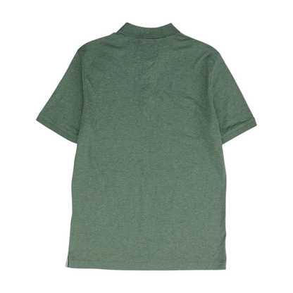 Green Solid Short Sleeve Polo