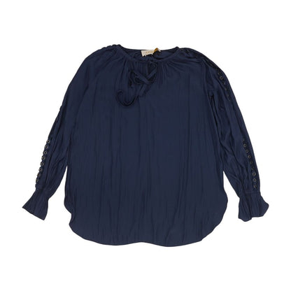 Navy Solid V Neck T-Shirt