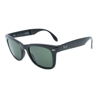 Black Folding Wayfarer Square Sunglasses