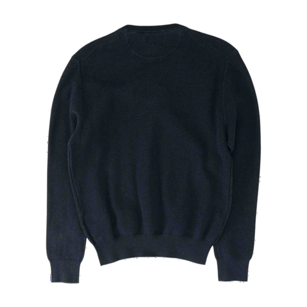 Navy Solid Pullover Sweater