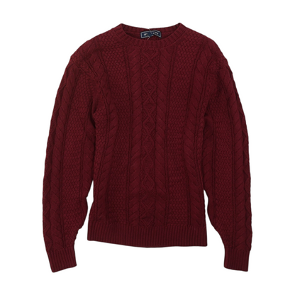 Burgundy Pullover Sweater