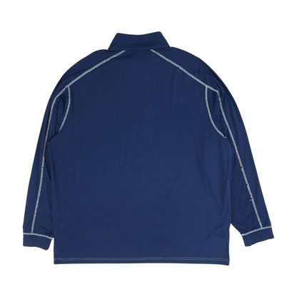 Navy Solid 1/4 Zip Pullover