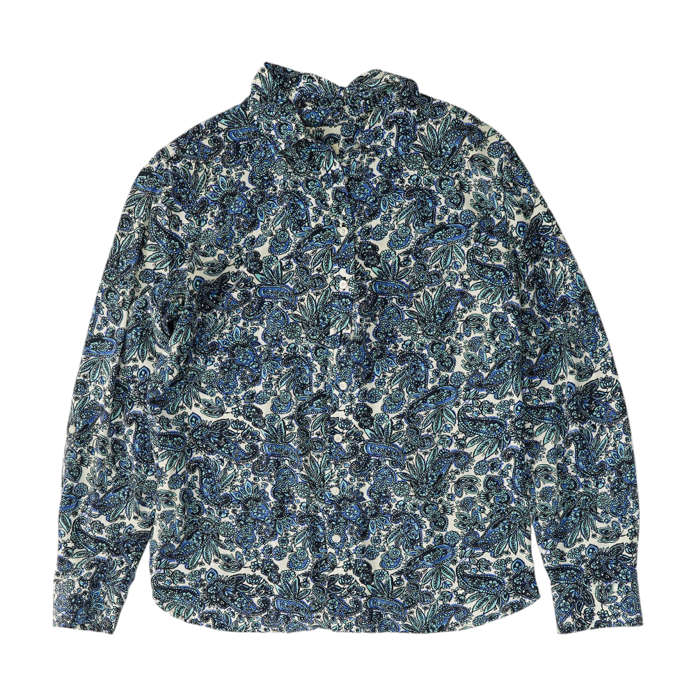 Blue Paisley Button Down