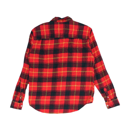 Red Plaid Flannel Button Down