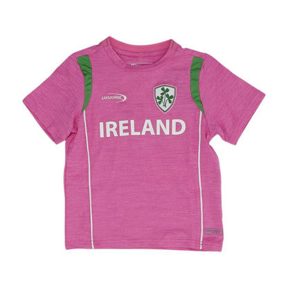 Pink Graphic Crewneck T Shirt