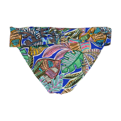 Blue Tropical Swim Bottom
