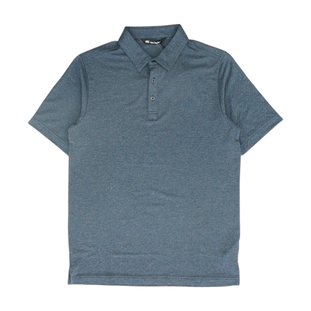 Navy Solid Short Sleeve Polo