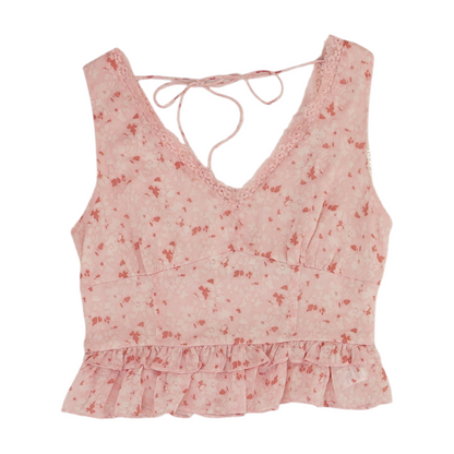 Pink Floral Blouse