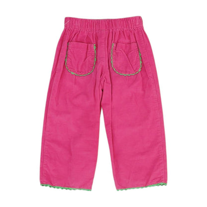 Pink Solid Chino Pants