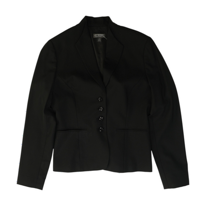 Black Solid Blazer