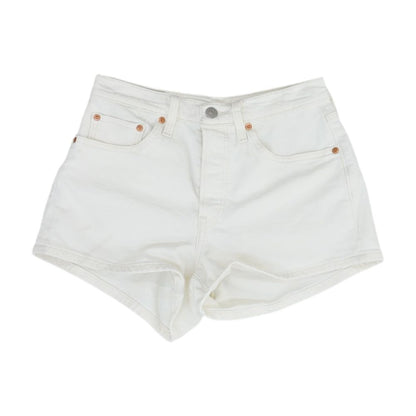 White Denim Shorts