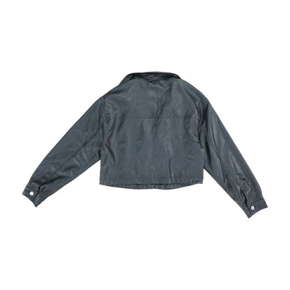 Black Faux Leather Jacket
