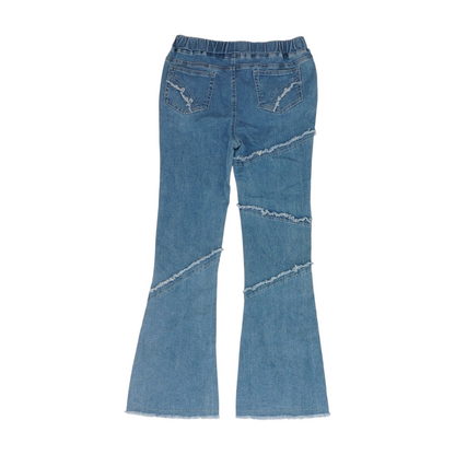Blue Solid Jeans