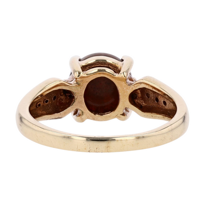 10K Yellow Gold Opal Fashion Ring