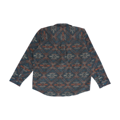 Multi Print Flannel Button Down