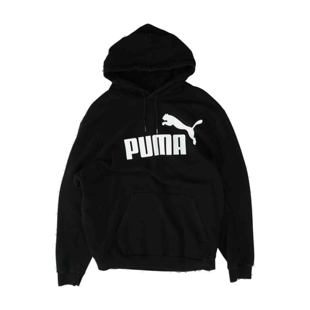 Black Solid Hoodie Pullover