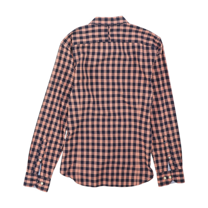 Pink Check Long Sleeve Button Down