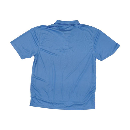 Blue Check Short Sleeve Perfomance Polo