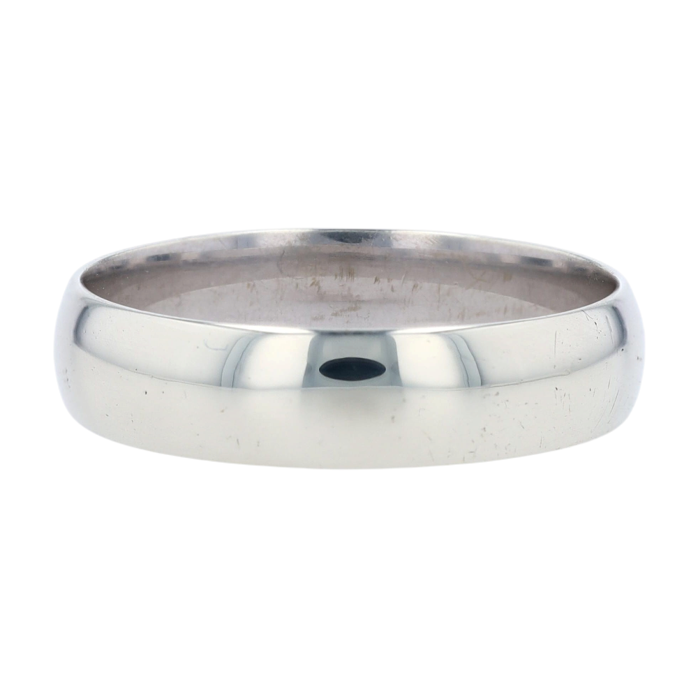 9K White Gold Band