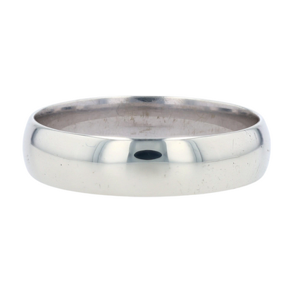 9K White Gold Band