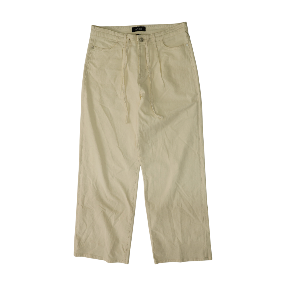 Ivory Wide Leg Jeans
