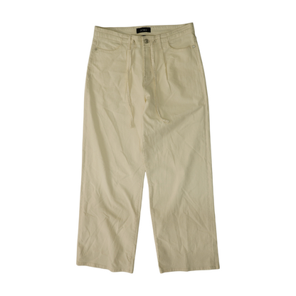 Ivory Wide Leg Jeans