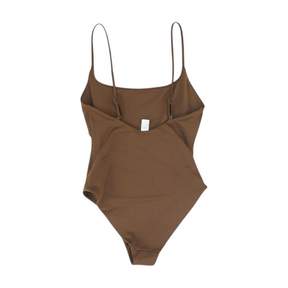 Brown Bodysuit Blouse