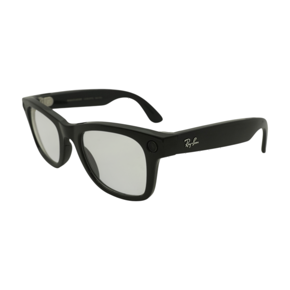 Black Wayfarer Smart Glasses