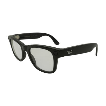 Black Wayfarer Smart Glasses