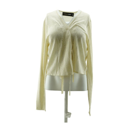 Ivory Solid Cardigan Sweater
