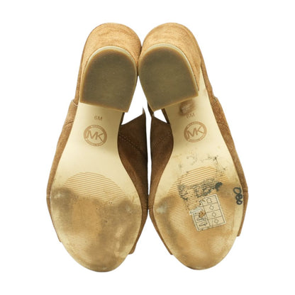 Tan Block Heels