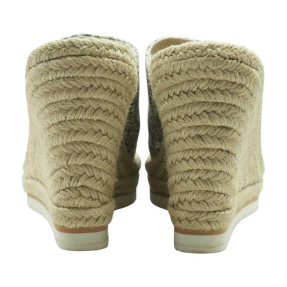 Tan Wedged Sandals