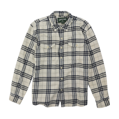 Blue Plaid Flannel Button Down