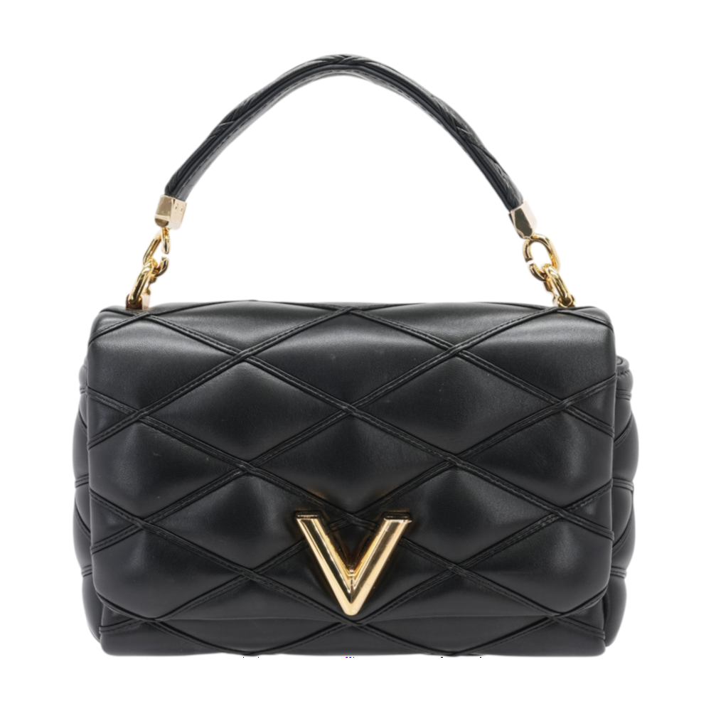GO-14 MM in Black Quilted Leather