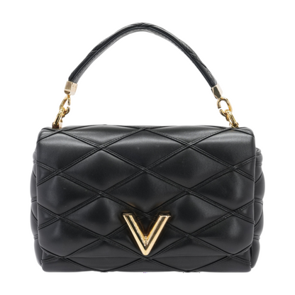 GO-14 MM in Black Quilted Leather