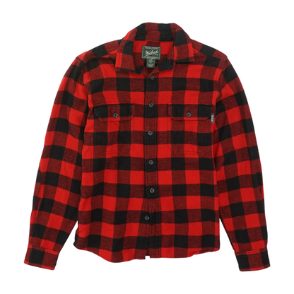 Red Check Flannel Button Down