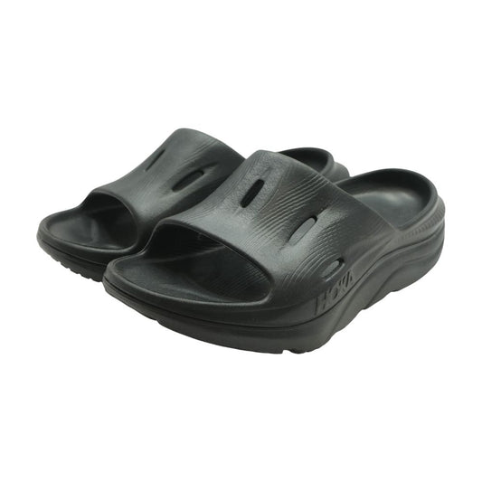 Ora Recovery Black Slip On Athletic Shoes