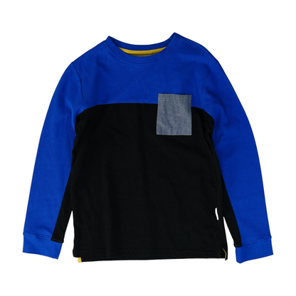 Black Color Block T-Shirt