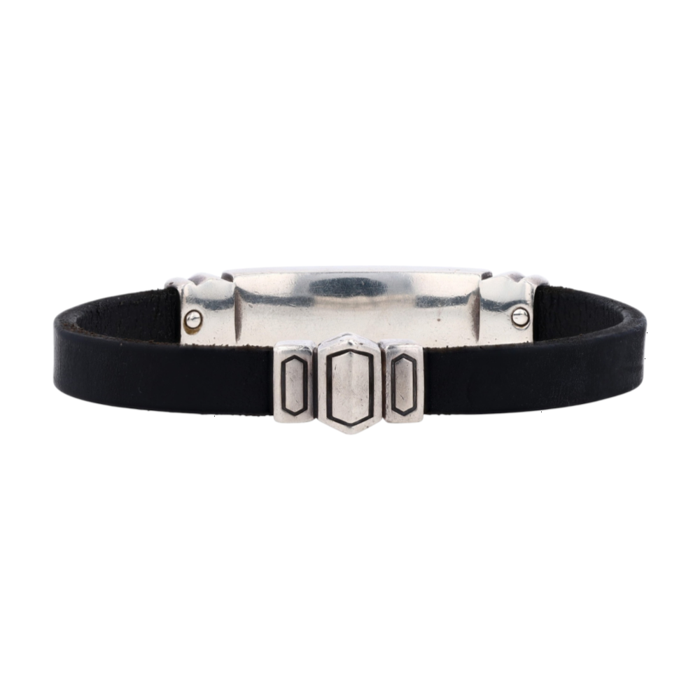 Sterling Silver Malachite Bangle Bracelet