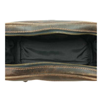 Brown Toiletry Bag