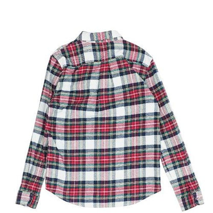 Multi Plaid Flannel Button Down
