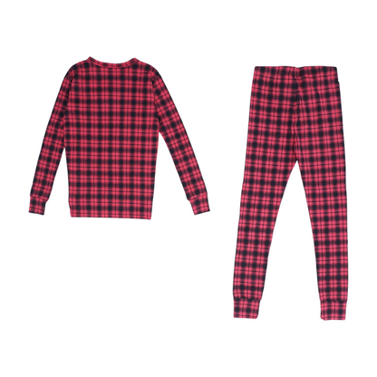 Red Plaid Pajama Set