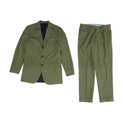 Green Solid Suit