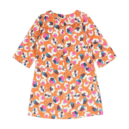 Rust Floral Dress