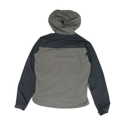 Gray Color Block Rain Jacket