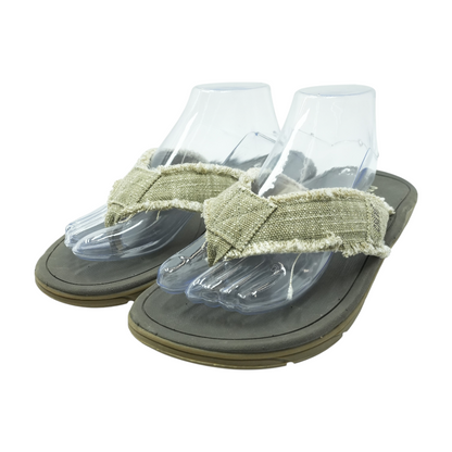 Gray Flip-Flop Sandals