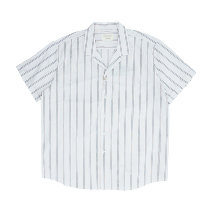 Pink Striped Short Sleeve Button Down