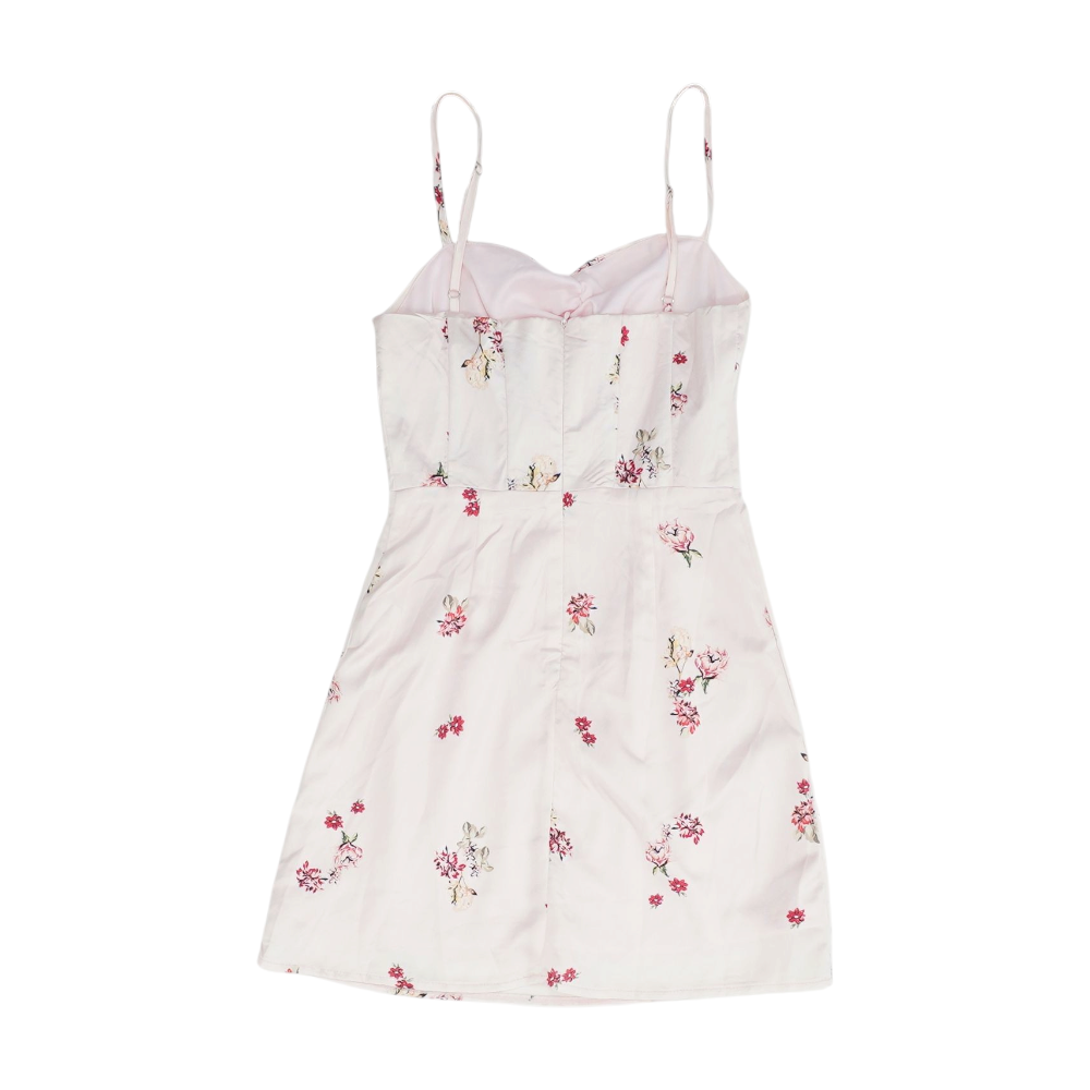 Pink Floral Mini Dress