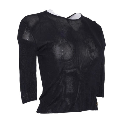 Black Cassandre Knit Top