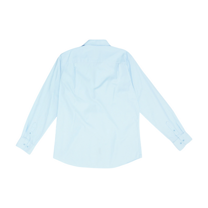 Blue Print Long Sleeve Button Down